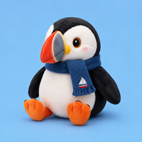 Peluche personnalisée Perroquet, Mascotte Oiseau Coloré en Peluche, Jouet Doux Personnalisé Mouette Toucan Perroquet, Cadeau de Marque Personnalisé