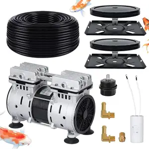 Aeradores de lagoa com compressor 110V 550w para lagoas exteriores 5.76CFM até 1 hectare lagoas ou lagos