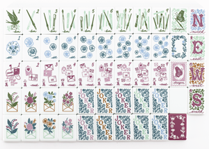 Spot Goods Acrylic Mini 4 Layer Engraved Luxury Travel Christmas American Mahjong Tiles - Product Image 6