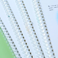 Carnet à spirale A5 avec couverture en PP motif chat de dessin animé mignon, 80 feuilles lignées 80 g/m², spirale métallique, ouverture à 180°, journal amusant, vente en gros DEPAI
