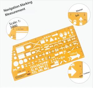 DF 8353 NATO <b>Map</b> Reading Symbols Graph Template Stencil for <b>Map</b> Symbols Template Making - Product Image 2