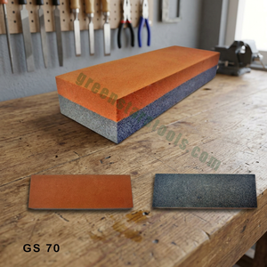 Pierre à polir et à affûter à double grain pour outils de bijouterie, lames de travail des métaux et outils manuels de précision | GS70 - Product Image 2