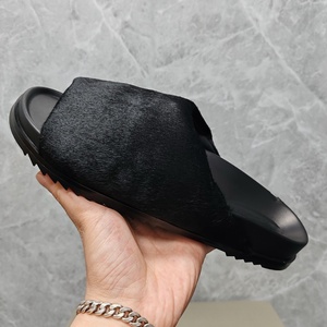 Sandalias de Hombre Casuales Retro de Pelo de Caballo Negro, Ligeras, con Plataforma, de Lujo, Antideslizantes - Product Image 4