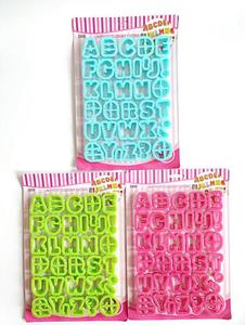 34 Cái Dao Cắt Bánh Sinh Nhật Chữ Cái Tiếng Anh Bằng Nhựa Giá Rẻ Bán Chạy Dụng Cụ Trang Trí Dụng Cụ Cắt Bánh Quy Nướng Bánh - Product Image 4