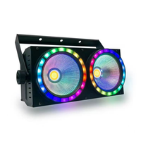 2x100W Pixel COB LED Blinder RGB Pixel Ring pour DJ Disco Party Events DMX Sound Audience Light Stage Effect for Bar & Show