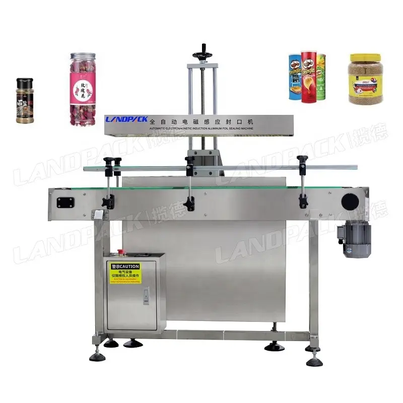 Automatische elektromagnetische luftgekühlte Induktionsglas-Hitzeverschlussmaschine für Aluminiumfolie