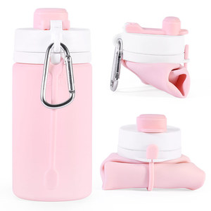 Bouteille d'eau mini pliable en silicone légère et portable pour le sport et les voyages (OEM/ODM) - Product Image 1