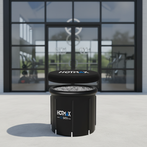 Bañera de Hielo Inflable Portátil Vanace para Exteriores, Bañera de Recuperación con Material de PVC, Capacidad de +60 Galones, Redonda para 1 Persona - Product Image 1