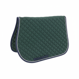 Nouveau design 100% coton cheval logo personnalisé ensemble de tapis de selle en coton ensemble de tapis de selle personnalisé - Product Image 1