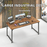 Bois écologique du siècle avec surface en métal pour poste de travail de bureau à domicile moderne personnalisé