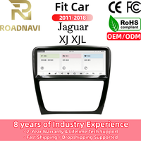 Autoradio Android 14 avec écran HD et navigation pour Jaguar XJ XJL 2011-2018, lecteur multimédia, CarPlay sans fil, GPS
