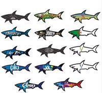 Nouvel autocollant décoratif pour téléphone portable en PVC Paul Shark imprimé UV, style dessin animé, CP Jul Vrunk Marseille Palestine