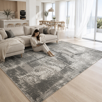 Tapis antistatique grand format 240x340cm 300x400cm, résistant à la poussière, facile à nettoyer avec un aspirateur, pour les personnes allergiques, maison et bureau