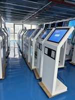 Système de gestion de file d'attente Distributeur d'émission de billets à écran tactile de Machine de numéro d'appel sans fil de banque d'hôpital