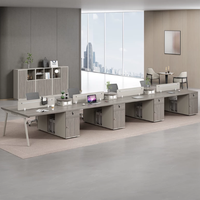 Nouvelle table de bureau modulaire convertible moderne en bois et ensemble de table d'appoint avec fonctions extensibles