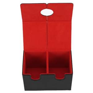 Commercio all'ingrosso 2 in 1 200 + carte di grande capacità di gioco con manicotto magnetico per carte collezionabili scatole scatola di immagazzinaggio scatola di raccolta in pelle - Product Image 5