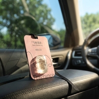Désodorisant de voiture à membrane respirante haute efficacité pour l'élimination des odeurs, diffuseur d'arômes portable avec logo personnalisé, carte parfumée en papier pour voiture