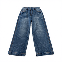 Nouveau style d'été – Jean décontracté grande taille pour femme, coupe large, résistant à la décoloration, délavé, respirant, taille haute
