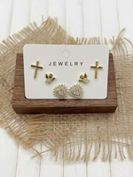 Boucles d'oreilles clous délicates en forme de cœur métallique avec zircon transparent pavé pour femmes