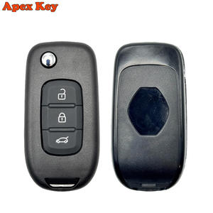 Coque de clé de voiture à 3 boutons en ABS noir de remplacement pour Logan Duster Stepway Megane Sandero Kadjar Captur - Product Image 1
