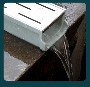 Kit de drainage en résine compact avec <span class=keywords><strong>grille</strong></span> en acier inoxydable pour cour, balcon et zone de piscine - Product Image 6