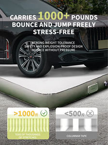 Quattro stagioni disponibili materassino gonfiabile per esterni pieghevole in TPU Drop stice tessuto con pompa integrata ricaricabile - Product Image 6