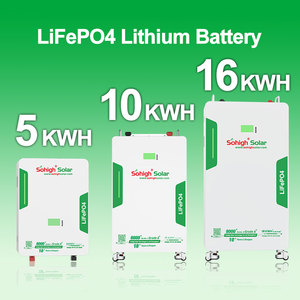 Batterie solaire LiFePO4 <span class=keywords><strong>Sohigh</strong></span> 51,2 V 100 Ah hybride murale tout-en-un pour système solaire - Product Image 2