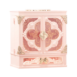 Organizador de Maquillaje Acrílico con <span class=keywords><strong>Espejo</strong></span> LED de Tres Colores, Diseño de Mariposa, Gran Capacidad, Regalo para <span class=keywords><strong>Chicas</strong></span> y Amigas - Product Image 5