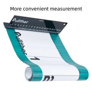Pullther PVC 138.5cm không thấm nước câu cá Cai Trị di động không thấm nước đo lường gấp inch đo cá đo băng - Product Image 3