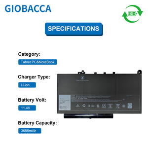 Nouveau 7CJRC 11.4V 42WH Lithium Ion batterie pour ordinateur portable pour DELL Latitude E7270/E7470 Series Notebook P26S001 P61G001 21X15 021X15 - Product Image 4