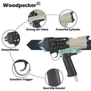 Tronchese <span class=keywords><strong>Pneumatica</strong></span> Woodpecker CTQ4XD per Taglio Fili, <span class=keywords><strong>Cesoia</strong></span> ad Aria Compressa per Fili di Alluminio Fino a 4mm di Diametro, 70-100 PSI, 1.42kg - Product Image 3