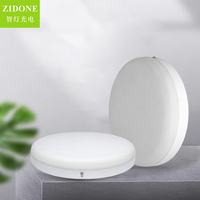 Plafonnier d'intérieur de style moderne pour bureau à domicile nouveau panneau LED rond monté en surface avec couvercle en acrylique et base en fer indice IP44