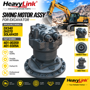 Motor de giro para excavadora HeavyLink, compatible con DX340, DH370, Solar420, pieza 401-00359, 401-9309A - Product Image 1