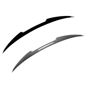 Audi A7 S7 C7 2011 2017 <b>Rear</b> <b>Spoiler</b> Piano Black Carbon Fiber Texture Ducktail Trunk Wing ABS Aerodynamic Modification - Product Image 5