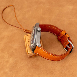 Di alta qualità 18mm 20mm 22mm di lusso a sgancio rapido Top grano vacchetta in vera pelle <span class=keywords><strong>bracciale</strong></span> <span class=keywords><strong>orologio</strong></span> per uomo - Product Image 1