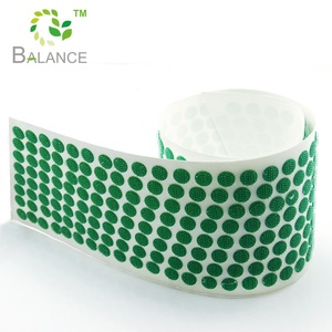 Adhésif résistant cercle boucle de crochet coloré découpé crochet et boucle points adhésifs - Product Image 6