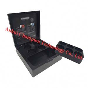 Premium <b>Coffee</b> <b>Pod</b> Organizer 4 Slots Mahogany Wood - Product Image 4