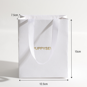 תיקים מותאמים אישית עם לוגו רב-צבע אריזת נייר קניות שקית נייר פרימיום שקיות קרטון עבור תערוכות בגדים - Product Image 4