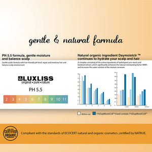 Produits de soin des cheveux doux <span class=keywords><strong>et</strong></span> végétaliens Luxliss, thérapie brésilienne, soin profond, shampooing à la kératine <span class=keywords><strong>et</strong></span> au collagène pour cheveux abîmés - Product Image 3