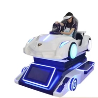Équipement VR de parc d'attractions, simulateur de karting VR immersif, machine d'arcade de course à mouvement complet pour usage commercial