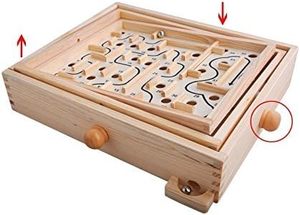 Bằng gỗ Mê Cung trò chơi & Bảng cân bằng đồ chơi cho trẻ em & người lớn thủ công bằng gỗ thủ công mỹ nghệ - Product Image 3