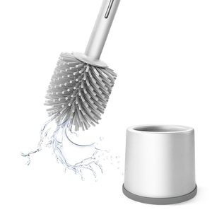Ensemble brosse et support WC à prix d'usine, brosse WC en TPR avec distributeur de savon - Product Image 5