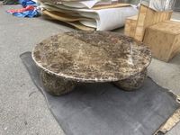 Table basse de couleur espagnole Emperador Oxley Table basse Oxley à surface polie grande taille