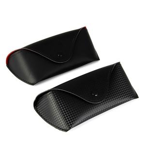 卸売ファッショナブルなアイウェアバッグ耐久性のあるレザーソフトバッグスナップクロージャーアイウェアケース - Product Image 1