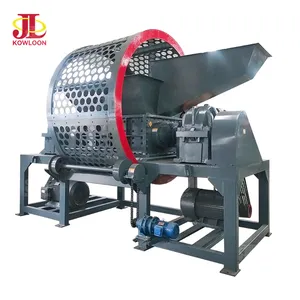 Customized JLTS2000D Industrial Tyre Recycling 2 Axle Tyre Shredder