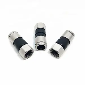 Alta Qualidade F cabo coaxial f conector rg6 f tipo cabo conector para rg6 conector