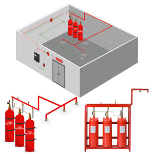 Sistema Automático de Supresión de Incendios de Acero Inoxidable para Plataformas Marinas con FM200 y <span class=keywords><strong>Novec1230</strong></span> - Product Image 4