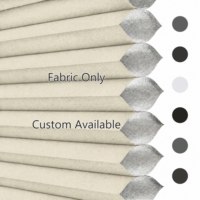 [Uniquement Tissu] Tissu Haut de Gamme Personnalisé ODM/OEM pour Stores Plissés Verticaux Nid d'Abeille pour Fenêtre