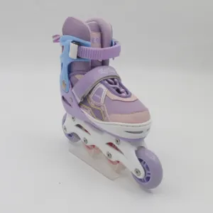 2024 nuovo design hard shell soft cap in linea pattino a rotelle per i bambini più venduti in linea formato scarpe da pattino regolabile