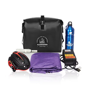 <span class=keywords><strong>Porte</strong></span>-bagages arrière <span class=keywords><strong>pour</strong></span> vélo transfrontalier avec réflecteurs, poignée de transport et bandoulière - Product Image 5